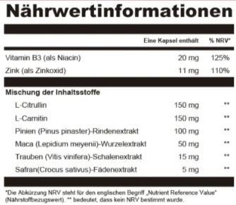 Virile Force Supplement‑Angaben“